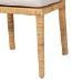 bali & pari Sofia Modern and Contemporary Natural Finished Wood and Rattan Dining Chair - BSOSofia-Natural-DC
