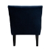 Baxton Studio Harmon Modern and Contemporary Transitional Navy Blue Velvet Fabric Upholstered and Black Finished Wood Accent Chair - BSORAC515FB-Navy Blue Velvet/Black-CC