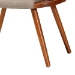 Baxton Studio Banner Mid-Century Modern Light Brown Fabric Upholstered and Oak Brown Finished Wood Accent Bench - BSOSF9120-Upholstered Oak-Bench