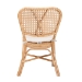 bali & pari Nadira Modern Bohemian Natural Brown Finished Rattan Dining Chair - BSORCN003-Rattan-DC