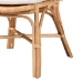 bali & pari Nadira Modern Bohemian Natural Brown Finished Rattan Dining Chair - BSORCN003-Rattan-DC