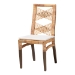 bali & pari Poltak Modern Bohemian Natural Brown Rattan Dining Chair - BSOPoltak-Rattan-DC