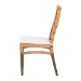 bali & pari Poltak Modern Bohemian Natural Brown Rattan Dining Chair - BSOPoltak-Rattan-DC