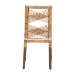 bali & pari Poltak Modern Bohemian Natural Brown Rattan Dining Chair - BSOPoltak-Rattan-DC