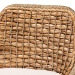 bali & pari Kyle Modern Bohemian Natural Brown Woven Rattan Dining Side Chair With Cushion - BSOKyle-Rattan-DC-No Arm