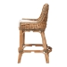 bali & pari Kyle Modern Bohemian Natural Brown Woven Rattan Counter Stool with Cushion - BSOKyle-Rattan-CS