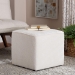 Baxton Studio Isaiah Modern and Contemporary Ivory Boucle Upholstered Ottoman - BSO1709A-Beige-Ottoman