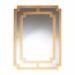 Baxton Studio Dayana Modern and Contemporary Antique Gold Finished Wood Accent Wall Mirror - BSORXW-8460