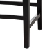 bali & pari Alise Modern Bohemian Dark Brown Mahogany Wood and Seagrass Counter Stool - BSOAlise-Mahogany-Cushion-CS