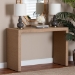 bali & pari Colandra Modern Bohemian Natural Brown Jute and Wood Console Table - BSOF232-FT17-Seagrass-Console Table