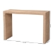 bali & pari Colandra Modern Bohemian Natural Brown Jute and Wood Console Table - BSOF232-FT17-Seagrass-Console Table