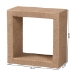 bali & pari Adonica Modern Bohemian Natural Brown Jute and Wood End Table - BSOF232-FT18-Seagrass-End Table