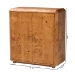 bali & pari Valora Modern and Contemporary Natural Mappa Real Burl Wood 2-Door Console Cabinet - BSOSVN-1308B-Natural Burl-Nebu-2DR-Cabinet