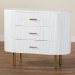 bali & pari Beyla Mid-Century White Fluted Wood and Gold Metal 3-Drawer Dresser - BSOSVN-1240-White/Gold-Dubai-3DW-Dresser