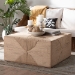bali & pari Nakita Japandi Natural Jute Coffee Table - BSOF242-FT2-Coffee Table