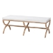 bali & pari Maliyah Japandi Natural Jute Accent Bench - BSOF242-FT22-Bench