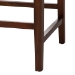 bali & pari Alise Handwoven Seagrass Bar Stool with Mahogany Wood Frame - Bar -Height Chair with Woven Back and Seat for Kitchen Island or Home Bar, Earthy Brown - BSOAlise-Mahogany-Brown-Cushion-BS