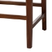 bali & pari Alise Handwoven Seagrass Counter Stool with Mahogany Wood Frame - Counter-Height Chair with Woven Back and Seat for Kitchen Island or Home Bar, Earthy Brown - BSOAlise-Mahogany-Brown-Cushion-CS
