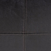 Baxton Studio Nox Dark Brown Bonded Leather Cube Ottoman - BSOST-19-Dark Brown