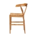 bali & pari Fika Counter Stool with Woven Seagrass Seat - Handwoven Wicker Stool with Arms and Wishbone Backrest, Boho Coastal Seating for Kitchen Island or Dining Counter - BSOFika-Natural Wood/Abaca White Weaving-CS