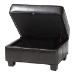 Baxton Studio Agustus Brown Leather Storage Ottoman - BSOA-136-001-Ottoman