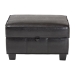 Baxton Studio Agustus Brown Leather Storage Ottoman - BSOA-136-001-Ottoman
