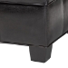 Baxton Studio Agustus Brown Leather Storage Ottoman - BSOA-136-001-Ottoman