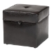 Baxton Studio Sydney Brown Modern Ottoman - Storage Ottoman - BSOXB-01-dark brown