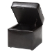 Baxton Studio Sydney Brown Modern Ottoman - Storage Ottoman - BSOXB-01-dark brown