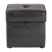 Baxton Studio Sydney Brown Modern Ottoman - Storage Ottoman - BSOXB-01-dark brown