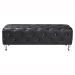 Baxton Studio Stella Crystal Tufted Black Modern Bench - BSOBBT5119-Black-Bench