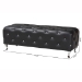 Baxton Studio Stella Crystal Tufted Black Modern Bench - BSOBBT5119-Black-Bench