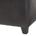 Baxton Studio Full Leather Storage Cube Ottoman - BSO0380-001-dark brown