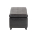 Baxton Studio Leather dark brown storage bench ottoman - BSOY-161-001-dark brown