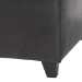 Baxton Studio Leather dark brown storage bench ottoman - BSOY-161-001-dark brown