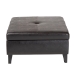 Baxton Studio Sandusky Large Dark Brown Storage Ottoman - BSOY-192-001-dark brown