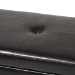 Baxton Studio Sandusky Large Dark Brown Storage Ottoman - BSOY-192-001-dark brown
